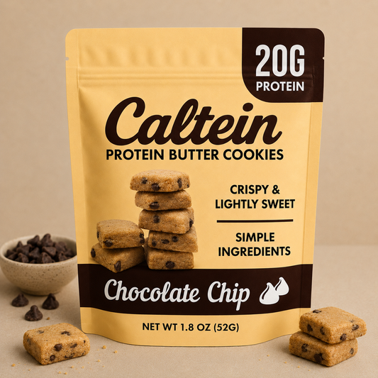 Chocolate Chip Butter Cookie Pouches - 6 Pack