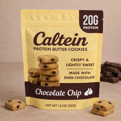 Chocolate Chip Butter Cookie Pouches - 6 Pack
