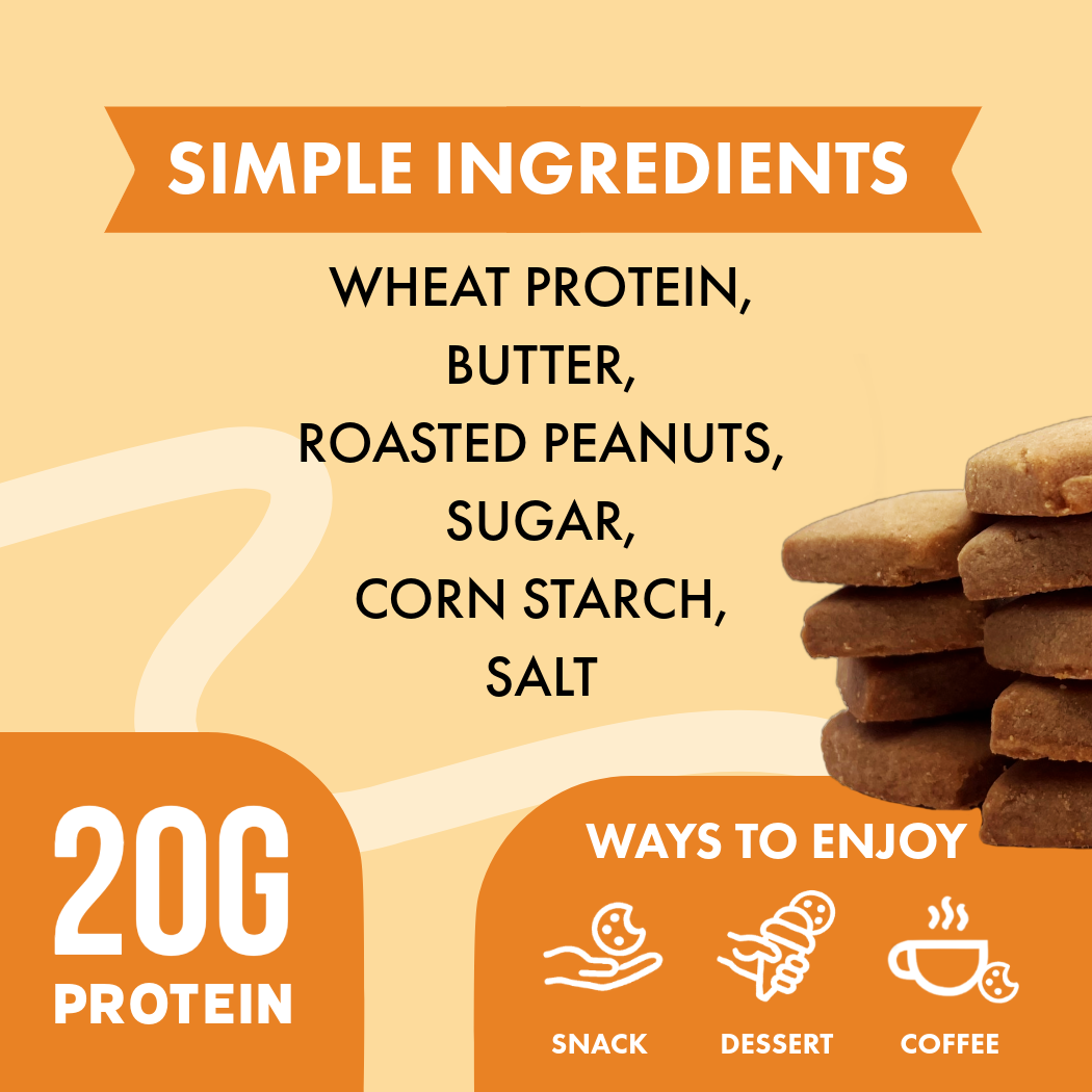 Salted Peanut Butter Cookie Pouches - 6 Pack