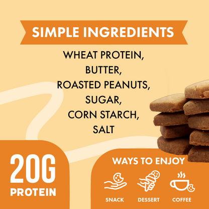 Salted Peanut Butter Cookie Pouches - 6 Pack