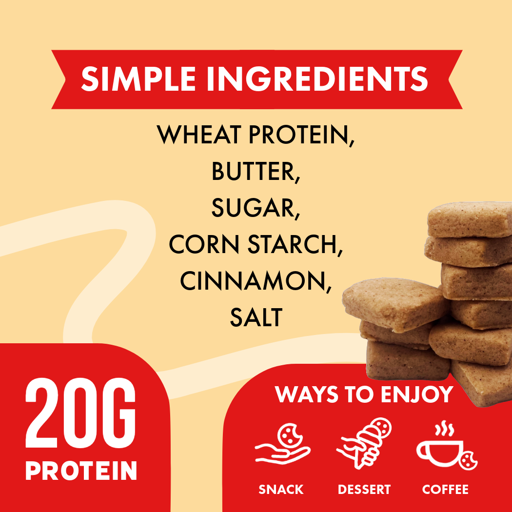 Cinnamon Roll Butter Cookie Pouches - 6 Pack