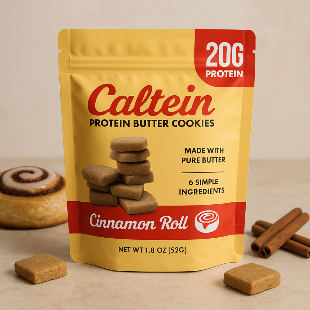 Cinnamon Roll Butter Cookie Pouches - Box of 6